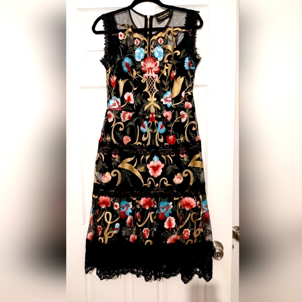 🩵Bronx and Banco lace party dress